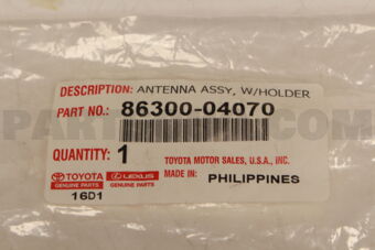 8630004070 ANTENNA ASSY, W/HOLDER