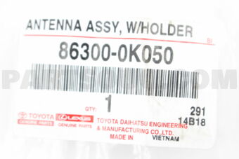 863000K050 ANTENNA ASSY, W/HOLDER