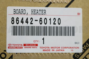 8644260120 BOARD, HEATER CONTROL SWITCH