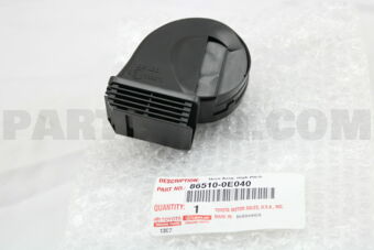 865100E040 HORN ASSY, HIGH PITCHED