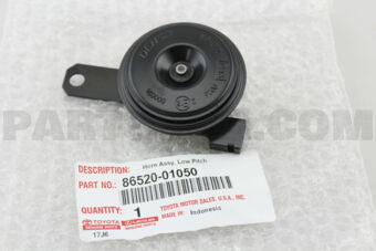 8652001050 Toyota HORN ASSY, LOW PITCHED