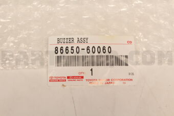 8665060060 Toyota BUZZER ASSY, BACK