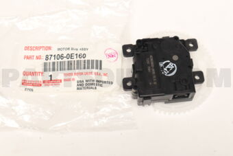 871060E160 SERVO SUB-ASSY, DAMPER(FOR MODE REAR)