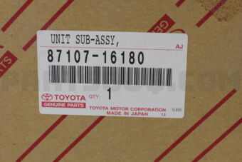 8710716180 UNIT SUB-ASSY, HEATER RADIATOR