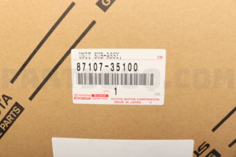8710735100 UNIT SUB-ASSY, HEATER RADIATOR