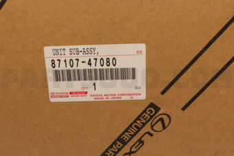 8710747080 UNIT SUB-ASSY