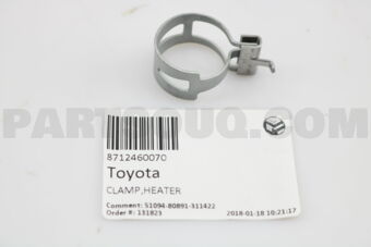 8712460070 CLAMP,HEATER