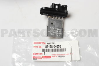 8713804070 RESISTOR, BLOWER     **VIN**      
