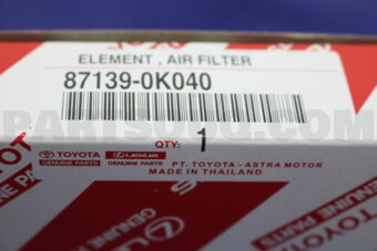 871390K040 ELEMENT, AIR REFINER
