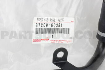 8720960381 HOSE SUB-ASSY, WATER, D