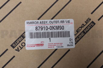 879100KM90 Toyota MIRROR ASSY  OUTER R