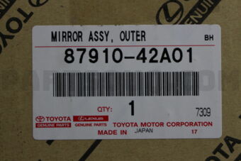8791042A01 MIRROR ASSY, OUTER REAR VIEW, RH