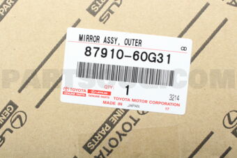 8791060G31 MIRROR ASSY  OUTER