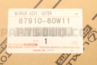 8791060W11 MIRROR ASSY  OUTER