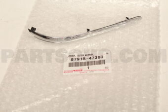 8791B47360 Toyota COVER, OUTER MIRROR