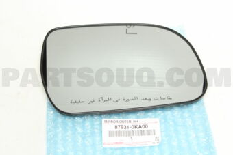879310KA00 OUTER MIRROR, RH
