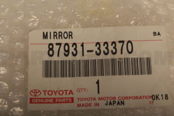 8793133370 Toyota MIRROR SUB-ASSY, OUTER REAR VIEW, RH