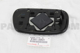 8793133531 OUTER MIRROR, RH