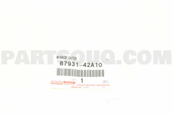 8793142A10 MIRROR SUB-ASSY, OUTER REAR VIEW, 