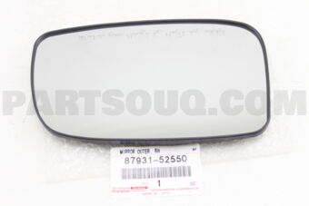8793152550 MIRROR SUB-ASSY, OUTER REAR VIEW, 