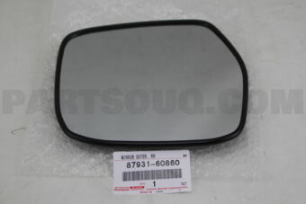 8793160860 MIRROR, OUTER REAR VIEW, RH
