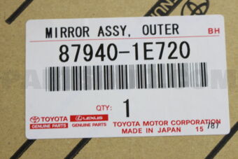 879401E720 MIRROR ASSY, OUTER REAR VIEW, LH