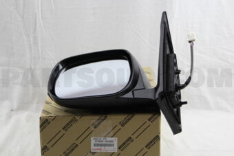 8794042A80 MIRROR ASSY, OUTER REAR VIEW, LH