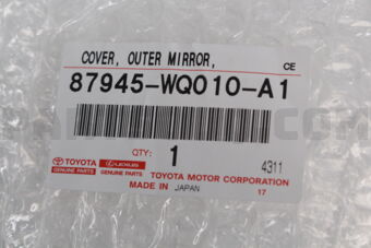 87945WQ010A1 Toyota COVER  OUTER MIRROR