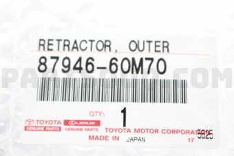 8794660M70 RETRACTOR, OUTER MIRROR, RH