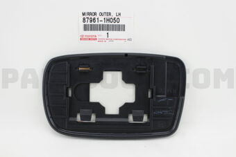 879611H050 MIRROR SUB-ASSY, OUTER REAR VIEW, 