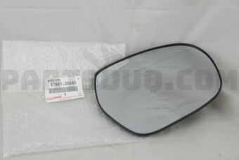 8796126540 MIRROR SUB-ASSY, OUTER REAR VIEW, 