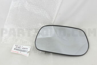 8796142670 MIRROR OUTER, LH