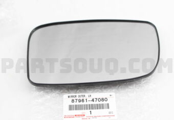 8796147080 MIRROR SUB-ASSY, OUTER REAR VIEW, 