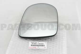 8796148391 MIRROR OUTER, LH