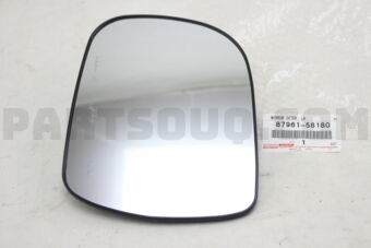 8796158180 MIRROR OUTER, LH