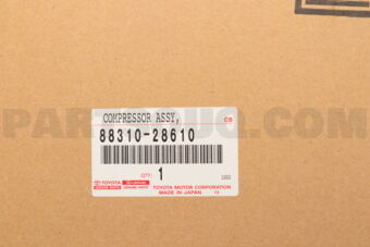 8831028610 COMPRESSOR ASSY, W/PULLEY