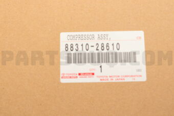8831028610 COMPRESSOR ASSY, W/PULLEY
