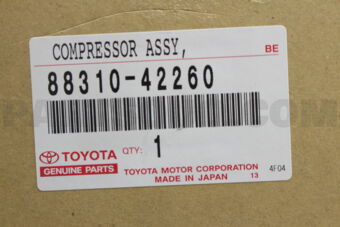 8831042260 COMPRESSOR ASSY, W/PULLEY