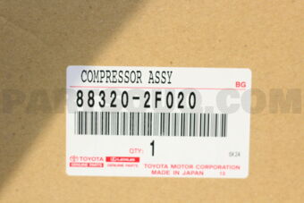 883202F020 COMPRESSOR ASSY, COOLER