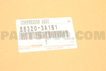 883203A181 Toyota COMPRESSOR ASSY, COOLER