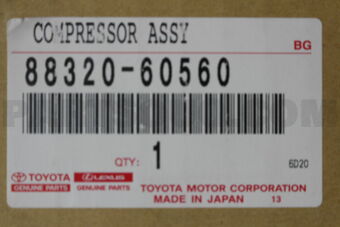 8832060560 COMPRESSOR ASSY, COOLER