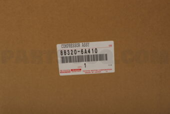 883206A410 COMPRESSOR ASSY, COOLER