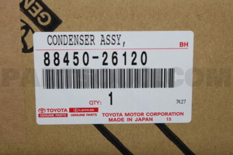 8845026120 CONDENSER ASSY, W/RECEIVER