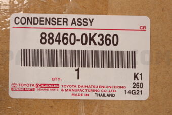884600K360 CONDENSER ASSY