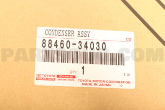 8846034030 Toyota CONDENSER ASSY, COOLER
