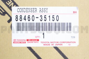 8846035150 CONDENSER ASSY, COOLER