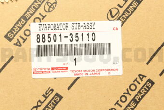 8850135110 Toyota EVAPORATOR SUB-ASSY, COOLER, NO.1