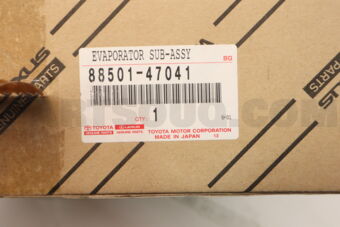 8850147041 Toyota EVAPORATOR SUB-ASSY, COOLER, NO.1