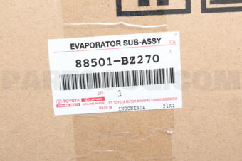 88501BZ270 EVAPORATOR SUB-ASSY