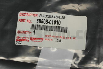 8850801010 FILTER SUB-ASSY, CLEAN AIR
